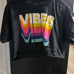 Fashion Nova Kids Black VIBES Tee